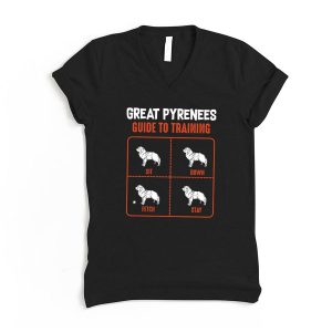 Great Pyrenees Guide To Training Funny Dog Pet Lover Tshirt